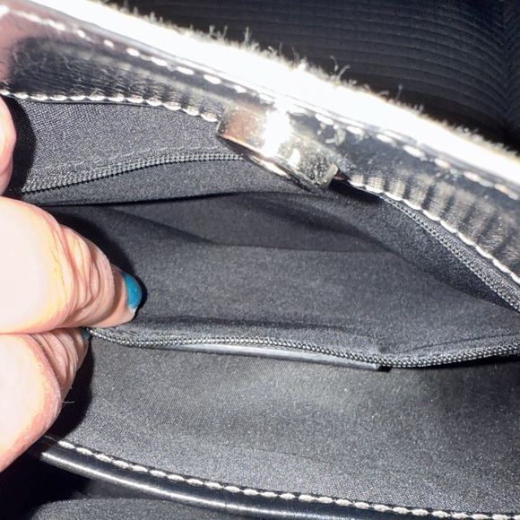 Nine & Co. - Textile and Leather Handbag - Lots of Pockets - Excellent Condition - Picture 7 of 12